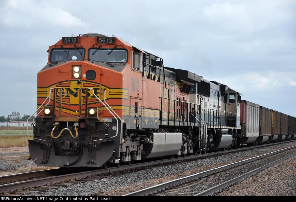 Westbound loaded coal train